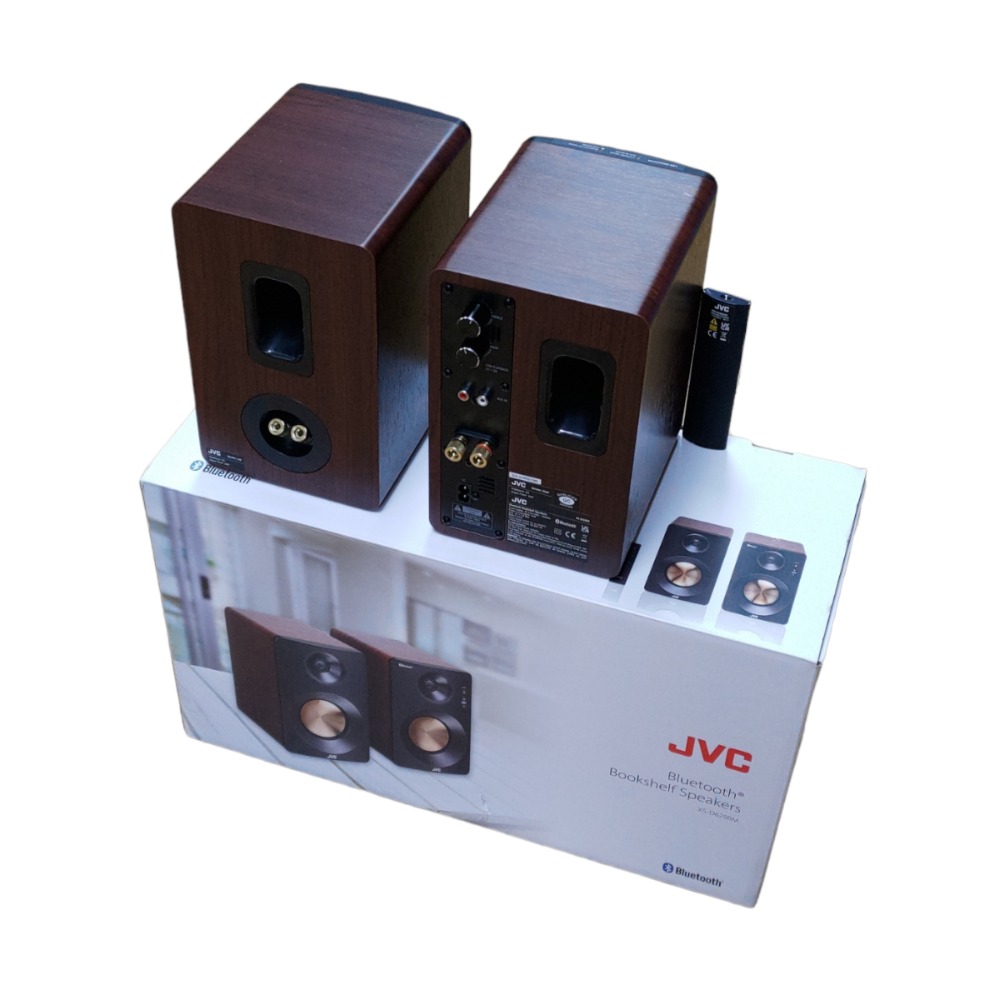 JVC XSD629BM 2.0 Channel Bluetooth Bookshelf Speakers Own4Less